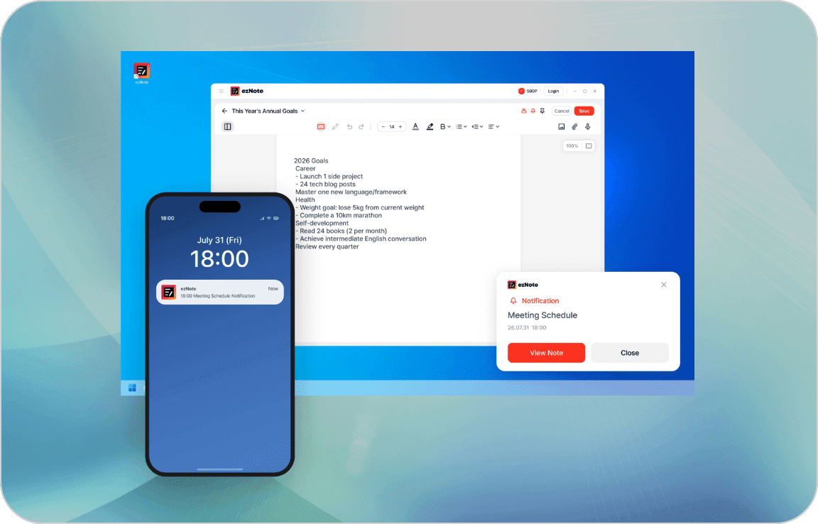 Scheduled reminders you won't miss