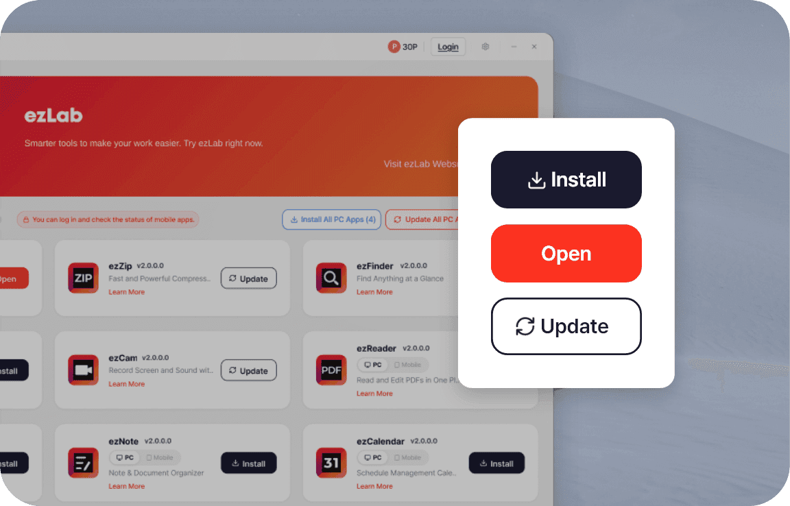 See all programs in one place
